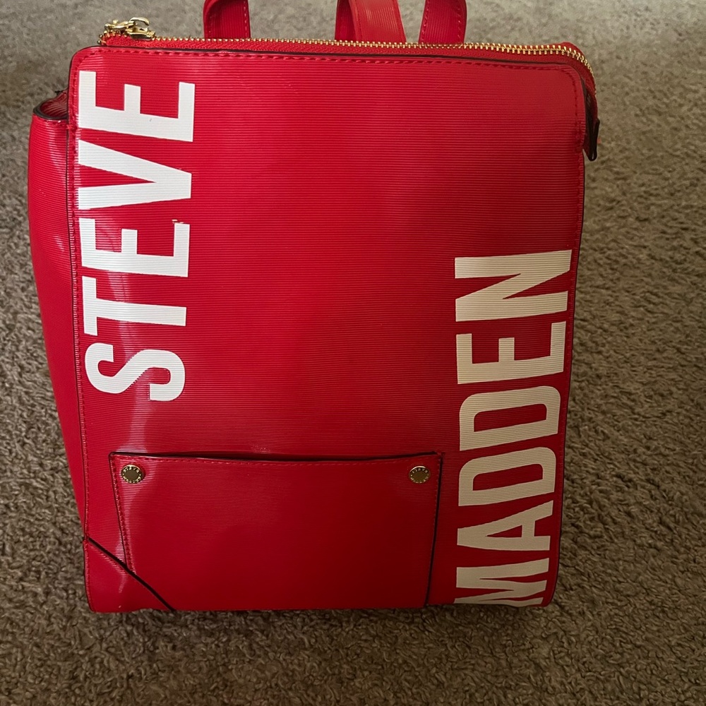Steve Madden Red Men's Backpack